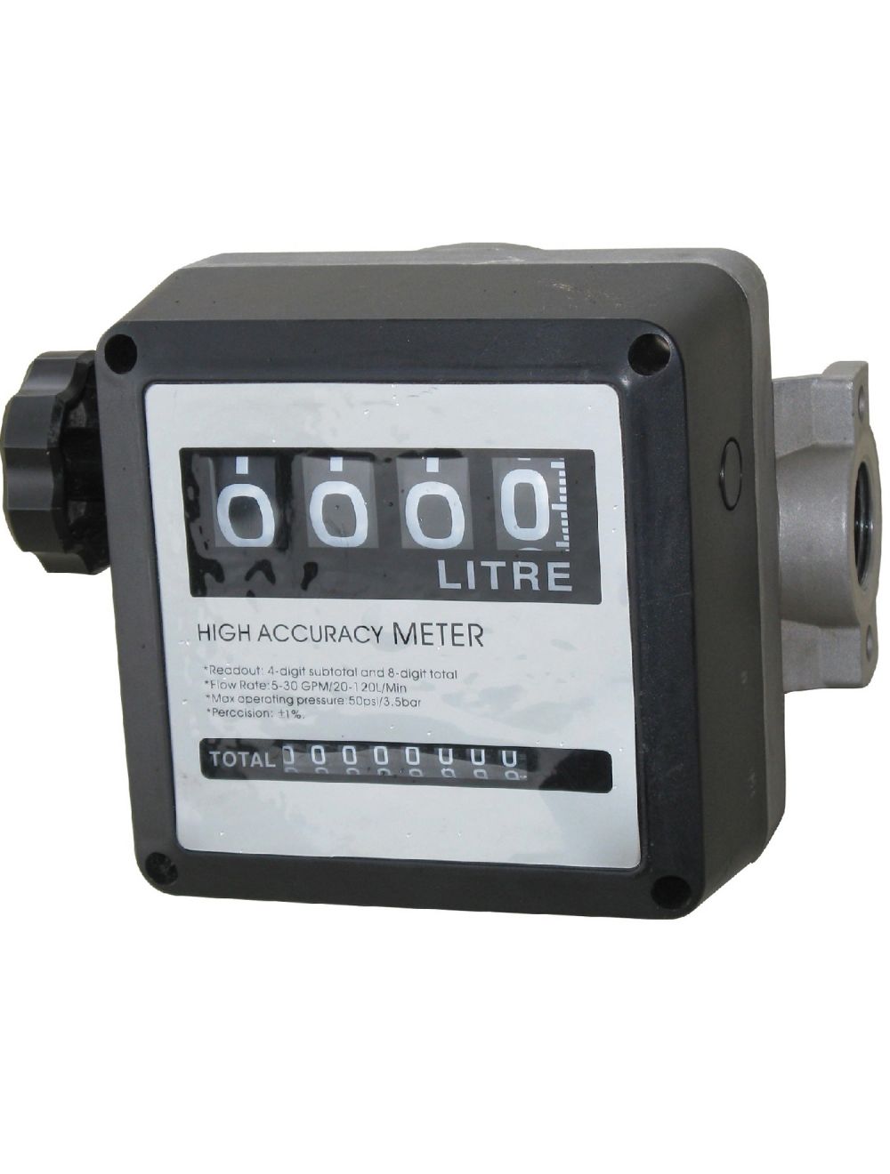 4 Digit Mechanical Flow Meter 000.0L | Tank Management