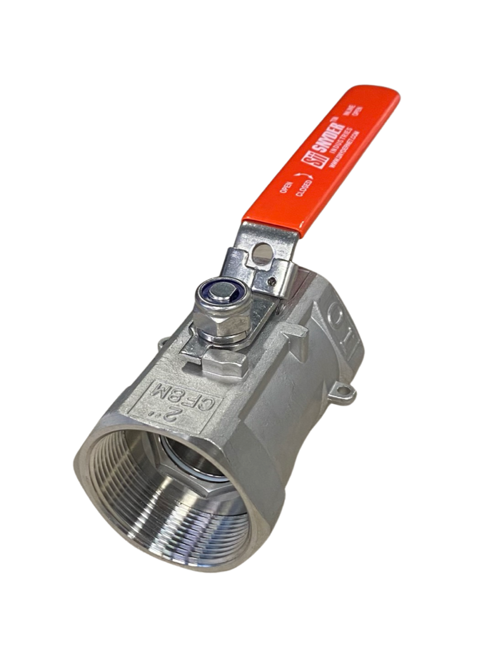 2 Stainless Steel NPT Ball Valve - Standard Stem | Tank Man