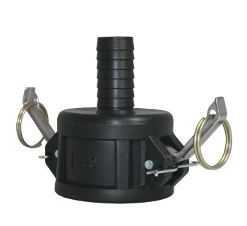 2" Camlock Coupler x 1" Hosetail  CAM_0525C - Tank Management