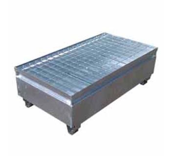 Galvanised Metal Bunded Pallets  BUND_GALBP - Tank Management