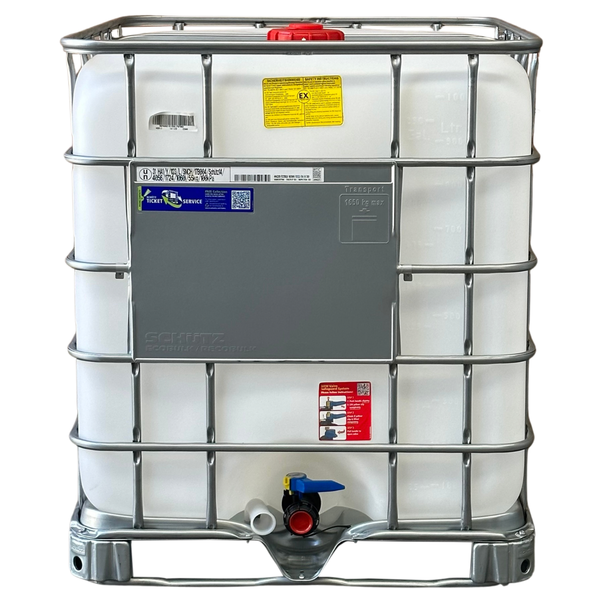 1000L NEW Ecobulk MX-EX Antistatic IBC